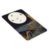 Japans vintage landschap 's nachts magneet (Rechterzijde)