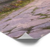 Japans Vist dorp op een riverbank Poster (Hoek)