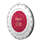 Japans vlaggendartboard en Japan/spelboard Dartbord (Voorkant Rechts)