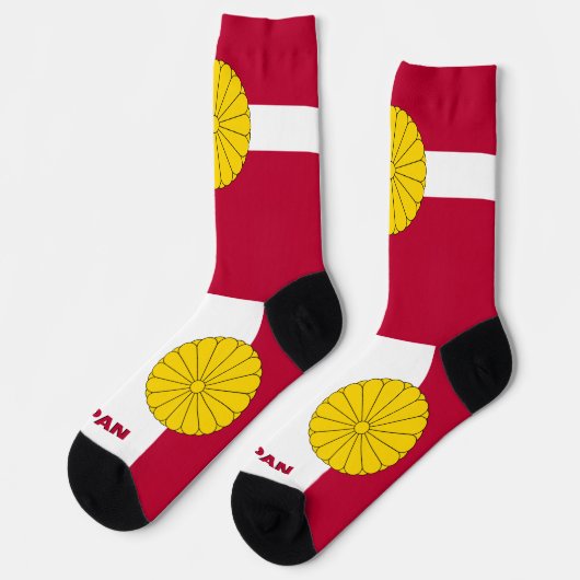 Japans vlaggenpatriottisch, duurzaam Japan Sokken (Links)