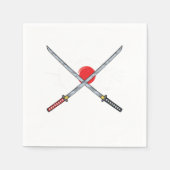 Japans vlaggenzwaard Japan Katana Kendo Samurai Gi Servet (Voorkant)