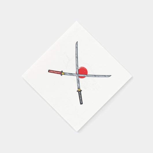 Japans vlaggenzwaard Japan Katana Kendo Samurai Gi Servet (Hoek)