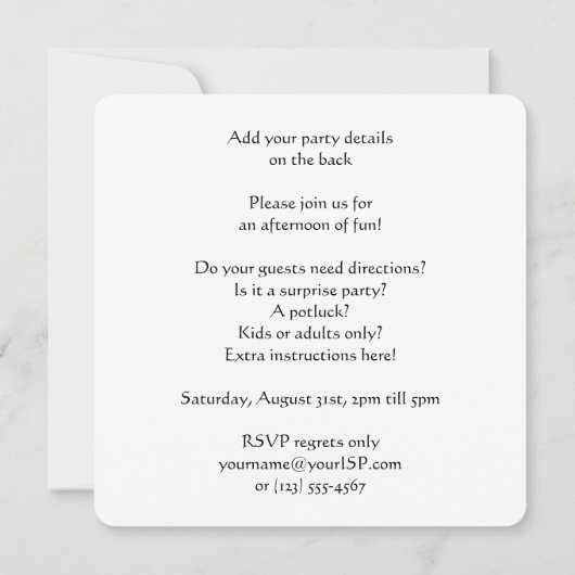  Japans Vliegende Vis en Bamboebladeren Kunst Kaart (Achterkant)