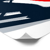 Japans vliegveld Japanse wintersport Poster (Hoek)