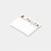 Japans voedsel en drank Emojis Post-it® Notes (Schuin)