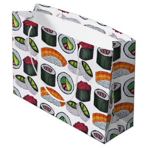 Japans voedsel Sushi Californië Tuna Avocado Rolls Groot Cadeauzakje