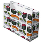 Japans voedsel Sushi Californië Tuna Avocado Rolls Groot Cadeauzakje (Voorkant Gekanteld)