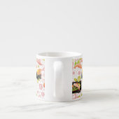 Japans voedsel: Sushi Pattern 2 Espresso Kop (Achterkant)