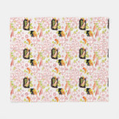 Japans voedsel: Sushi Pattern 2 Fleece Deken (Voorkant (Horizontaal))