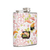 Japans voedsel: Sushi Pattern 2 Heupfles (Rechts)