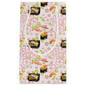 Japans voedsel: Sushi Pattern 2 Klein Cadeauzakje (Voorkant)