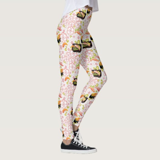 Japans voedsel: Sushi Pattern 2 Leggings (Rechts)