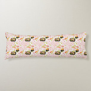 Japans voedsel: Sushi Pattern 2 Lichaamskussen