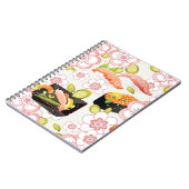 Japans voedsel: Sushi Pattern 2 Notitieboek (Linkerzijde)