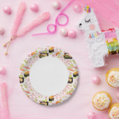 Japans voedsel: Sushi Pattern 2 Papieren Bordje (Feest)