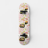 Japans voedsel: Sushi Pattern 2 Persoonlijk Skateboard (Voorkant)