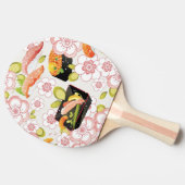 Japans voedsel: Sushi Pattern 2 Tafeltennisbatje (Zijkant)