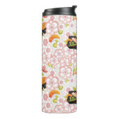 Japans voedsel: Sushi Pattern 2 Thermosbeker (Gedraaid links)