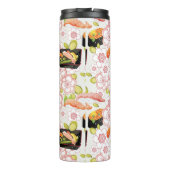 Japans voedsel: Sushi Pattern 2 Thermosbeker (Achterkant)