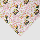 Japans voedsel: Sushi Pattern 2 Tissuepapier (Detail)