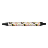 Japans voedsel: Sushi Pattern 2 Zwarte Inkt Pen (Voorkant)