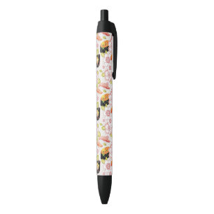 Japans voedsel: Sushi Pattern 2 Zwarte Inkt Pen