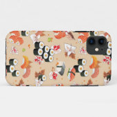 Japans voedsel: Sushi Pattern 3 Case-Mate iPhone Case (Achterkant (horizontaal))