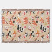 Japans voedsel: Sushi Pattern 3 Deken (Voorkant)