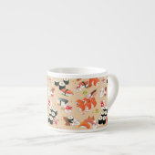 Japans voedsel: Sushi Pattern 3 Espresso Kop (Voorkant rechts)