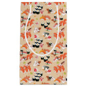 Japans voedsel: Sushi Pattern 3 Klein Cadeauzakje (Voorkant)