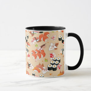 Japans voedsel: Sushi Pattern 3 Mok