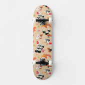 Japans voedsel: Sushi Pattern 3 Skateboard (Voorkant)