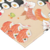 Japans voedsel: Sushi Pattern 3 Tafelkleed (Gekanteld)