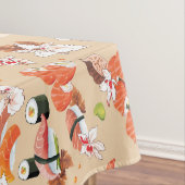Japans voedsel: Sushi Pattern 3 Tafelkleed (Voorbeeld)
