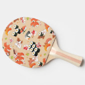 Japans voedsel: Sushi Pattern 3 Tafeltennisbatje (Zijkant)