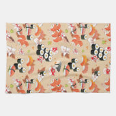 Japans voedsel: Sushi Pattern 3 Theedoek (Horizontaal)
