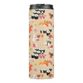 Japans voedsel: Sushi Pattern 3 Thermosbeker (Achterkant)