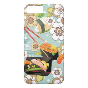 Japans voedsel: Sushi Pattern 4 Case-Mate iPhone Case