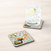 Japans voedsel: Sushi Pattern 4 Drankjes Onderzetter (Rechterzijde)