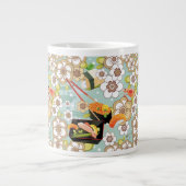 Japans voedsel: Sushi Pattern 4 Grote Koffiekop (Voorkant)