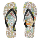 Japans voedsel: Sushi Pattern 4 Teenslippers (Voetbed)