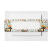 Japans voedsel: Sushi Pattern 4 Uitnodigingen Wikkel (Voorkant Voorbeeld)