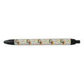 Japans voedsel: Sushi Pattern 4 Zwarte Inkt Pen (Voorkant)