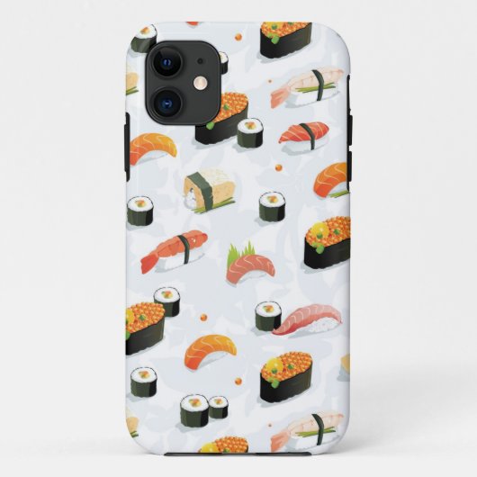 Japans voedsel: Sushi Pattern Case-Mate iPhone Case (Achterkant)