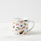Japans voedsel: Sushi Pattern Espresso Kop (Rechts)