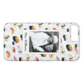 Japans voedsel | Sushi Pattern | Foto toevoegen Case-Mate iPhone Case (Achterkant (Horizontaal))