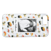 Japans voedsel | Sushi Pattern | Foto toevoegen Case-Mate iPhone Case (Achterkant (Horizontaal))