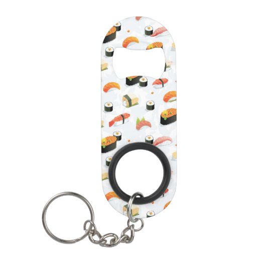 Japans voedsel: Sushi Pattern Mini Flessenopener (Voorkant)