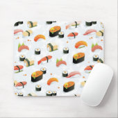 Japans voedsel: Sushi Pattern Muismat (Met muis)