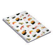 Japans voedsel: Sushi Pattern Notitieboek (Rechterzijde)